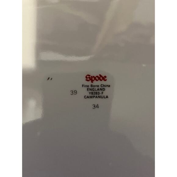 Spode Campanula Round Covered Vegetable & Oval Serving Platter Blue Y8283-F - Picture 2 of 5